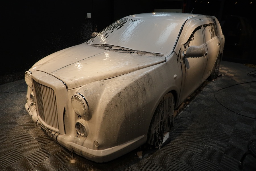 ガリュークラシックワゴンの洗車